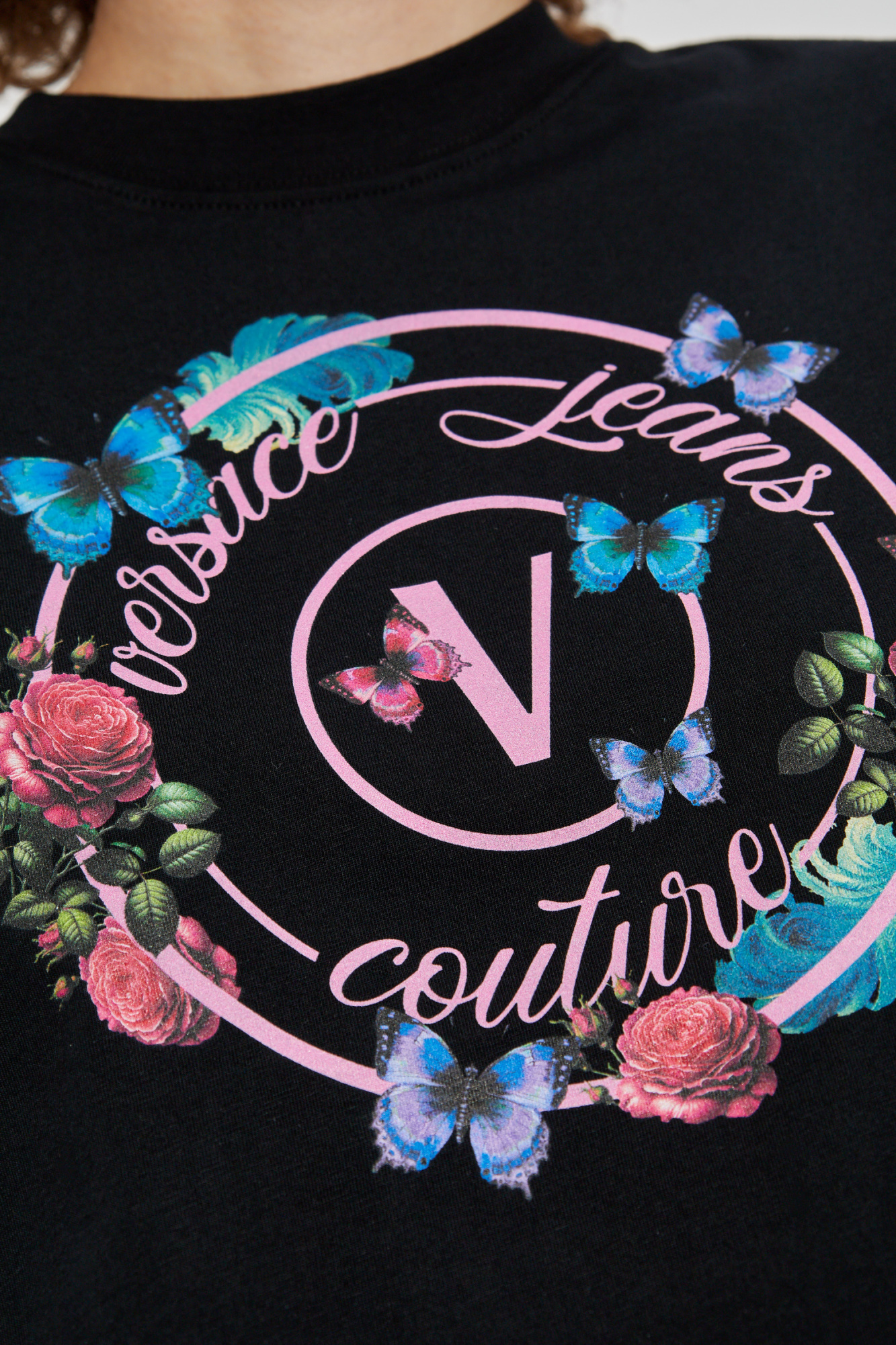 Versace Jeans Couture T-shirt with colorful print | Women's